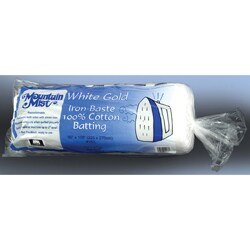 White Gold Cotton Crib Size Quilt Batting