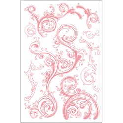 Basic Grey Clear Scoops/ Swirly Stamps