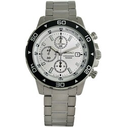 Seiko Men's Silver Dial Chronograph Watch