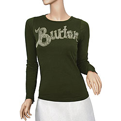 Burton 'Drawn' Women's Olive Long-sleeve T-shirt