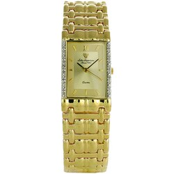 Jules Jurgensen Men's Square Goldtone Watch