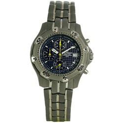 Jules Jurgensen Men's Round Navy Blue Dial Watch