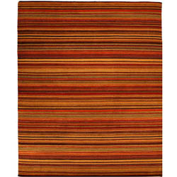 Hand-knotted Wool Sable Rug (9' x 12')