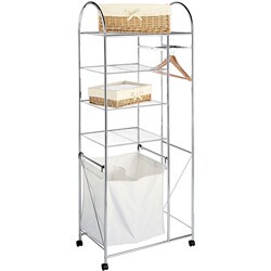 Organize It All Chrome Laundry Center