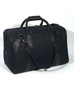 French 18-inch Black Shadow Weekender Duffle