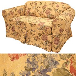 Damask Floral Sofa Slipcover