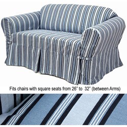 Sky Stripe Chair Slipcover
