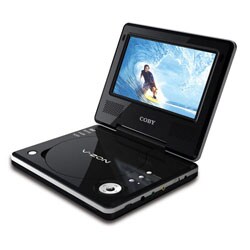 Coby 7-inch Widescreen Portable DVD/ CD/ MP3 Player