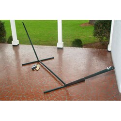 Green Steel Hammock Stand