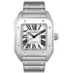 Cartier Santos 100 Stainless Steel Automatic Watch