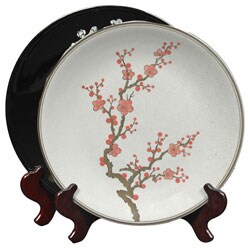 13.75-inch Porcelain Blossom Plate (China)