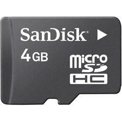 SanDisk 4GB Micro SD Card with