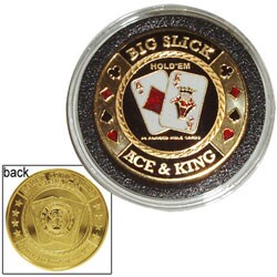 Big Slick Texas Hold 'em Card Cover