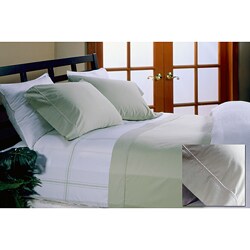 Hotel Grand Collection 330 Thread Count 4-piece Green Sheet Set