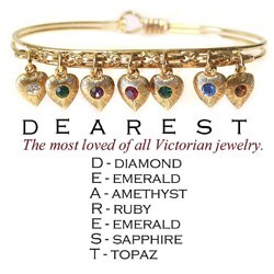 Sweet Romance 'Dearest' Victorian Bracelet