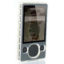 Clear Plastic Crystal Case for Microsoft Zune 80GB