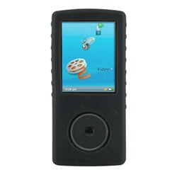 SanDisk Sansa View Black Silicone Skin Case