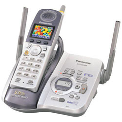 Panasonic KX-TG5456S 5.8 GHZ GigaRange Phone (Refurbished)
