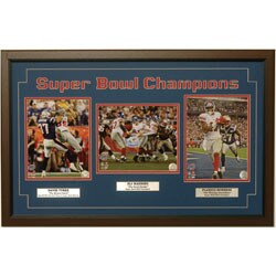 New York Giants Super Bowl XLII Triple Image Frame