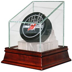 Glass Puck Case with Ice Base