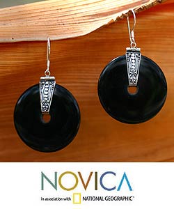 'Endless Beauty' Bull Horn Earrings (Indonesia)