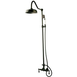Vintage Oil-Rubbed Bronze Rainfall Shower Combination Set