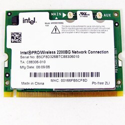 Intel Pro WM3B2200BG miniPCI Network Card (OEM)