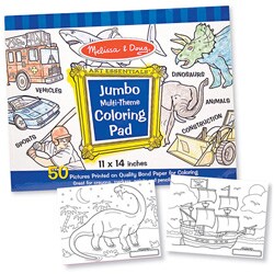 Boy's Jumbo Coloring Pad