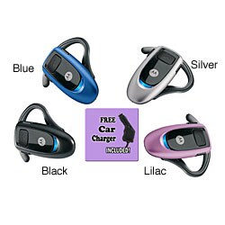 Motorola H350 Bluetooth Headset and Car Charger