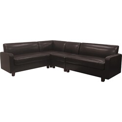 Clayton Vinyl Long Corner Customizable Combination Sofa