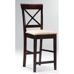Cross Back Counter Stools (Set of 2)