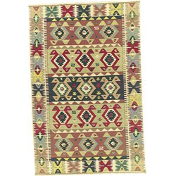 Hand-woven Mongol Wool Rug (7'9 x 9'9)