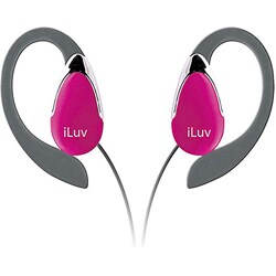 jWIN iLuv I201 Pink Over-the-ear Stereo Earphones