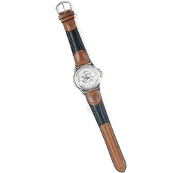 American Coin Treasures Presidential Seal Two-tone Sports Band Watch