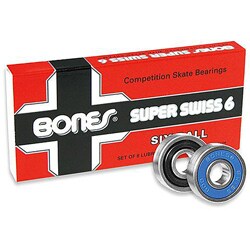 Bones Super Swiss 6 Skateboard Bearings