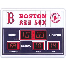 Boston Red Sox Scoreboard Clock