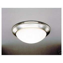 Round 14-inch Brushed Nickel Ceiling Fixture