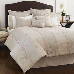 Brocade Shimmer and Diamond Print Pillow Set