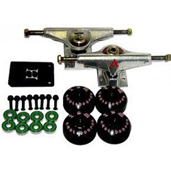 Venture Raw Skateboard Truck and Wheel Kit