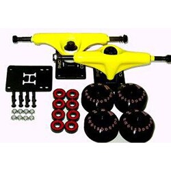 Core Yellow Stakeboard Truck and Wheel Package