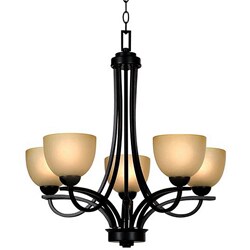 Modern 5-light Iron Chandelier