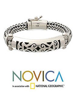 Sterling Silver 'Blessing' Bracelet (Indonesia)