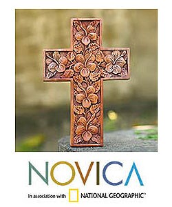 'Hibiscus' Mahogany Cross (Indonesia)