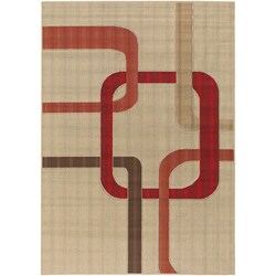 Machine-made Indoor/ Outdoor Faroh Collection Rug (7'2 x 10'5)