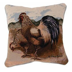 Free Range Chicken Tapestry Pillows (Set of 2).