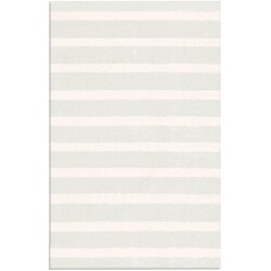 Cabana Stripe Sage Flannel Rug (7'9 x 9'9)