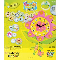 Foam Craft Projects Flower Clock Kid's Craft Set