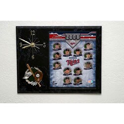 Minnesota Twins Baseball Picture Clock