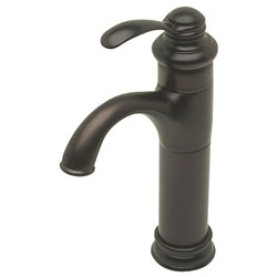 Rubbed Bronze Bathroom Vessel Sink Filler Faucet
