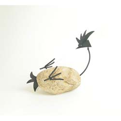 Laying Chicken Stone Garden